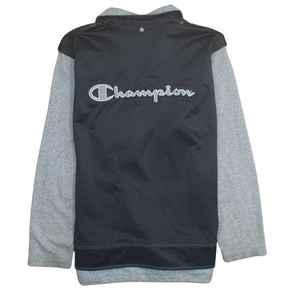 Champion Men's Black XL Track Jacket Fleece Lined Full Zip