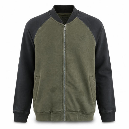 Fox Men's Green Slim Fit Full Zip Activewear Jacket L
