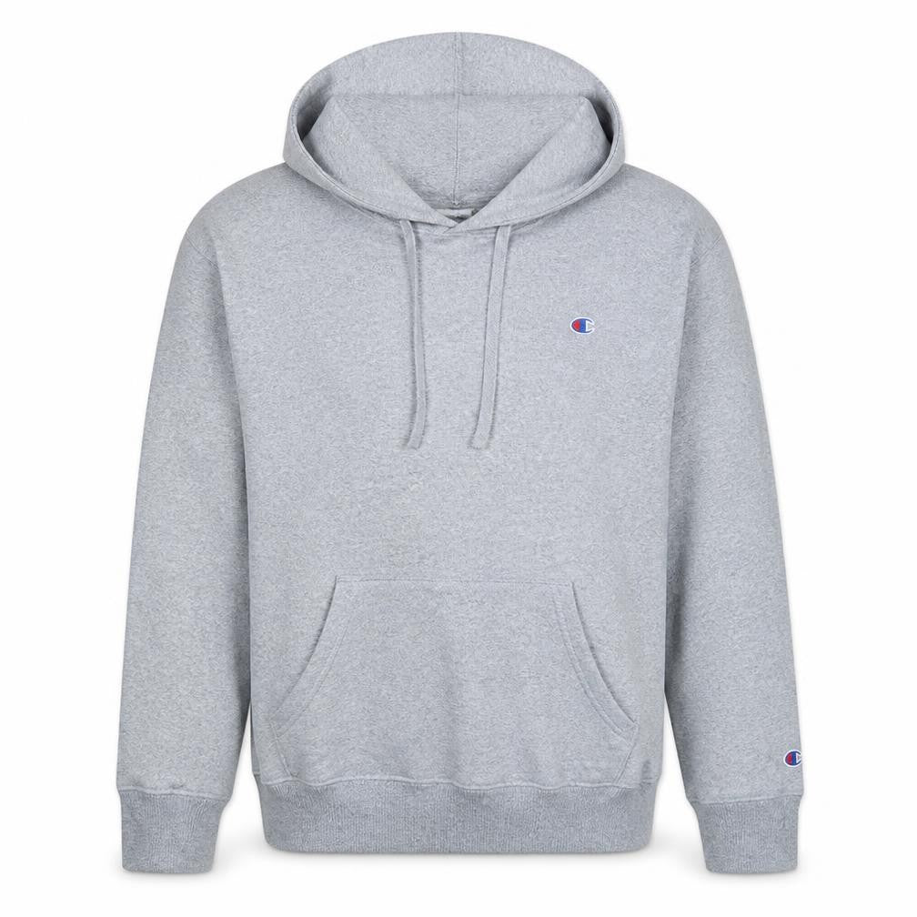 Champion Mens Grey XL Pullover Hoodie Authentic Fleece Sweatshirt