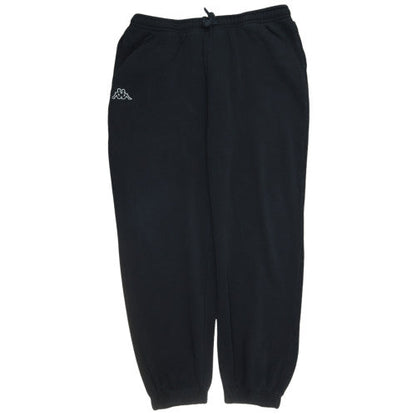 Kappa Mens Black 2XL Jogger Sweatpants Cotton Blend Activewear