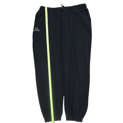 Kappa Mens Black 2XL Jogger Sweatpants Cotton Blend Activewear