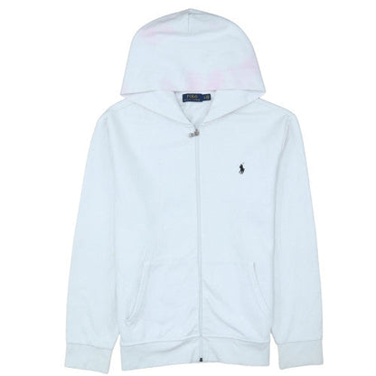 Polo Ralph Lauren Men's White Full Zip Hoodie Size L