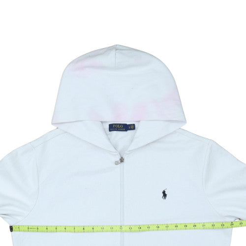 Polo Ralph Lauren Men's White Full Zip Hoodie Size L