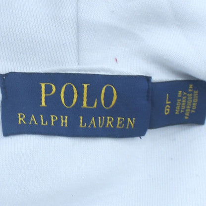 Polo Ralph Lauren Men's White Full Zip Hoodie Size L