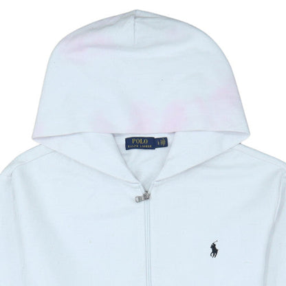 Polo Ralph Lauren Men's White Full Zip Hoodie Size L