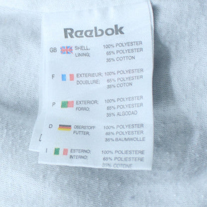 Reebok Boys Navy Blue Track Pants Size M Elastic Waist Classic Style