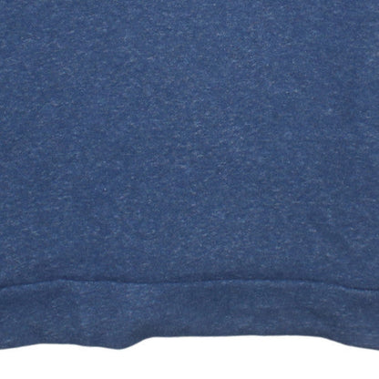 Adidas Mens Blue Crew Neck Pullover Sweatshirt Long Sleeve