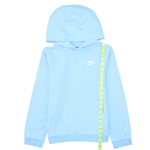 Nike Boys Blue Pullover Hoodie Fleece Regular Fit L 147-158cm
