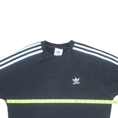 Adidas Men's Black Crew Neck Pullover Sweatshirt Size M