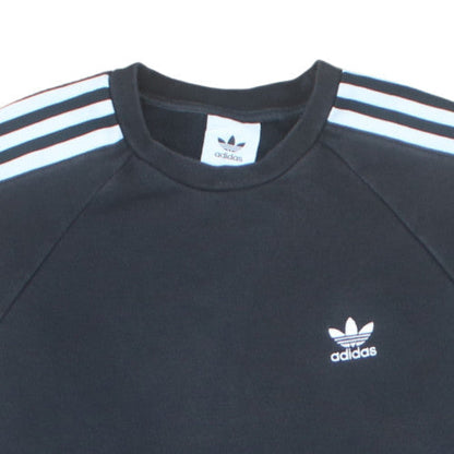 Adidas Men's Black Crew Neck Pullover Sweatshirt Size M