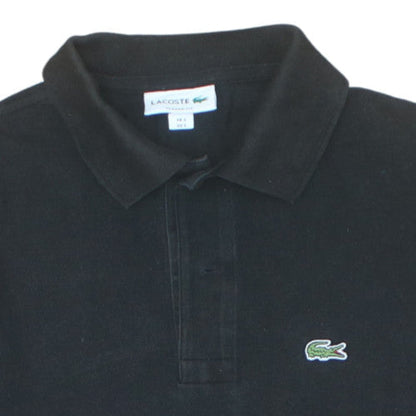 Lacoste Men's Black Classic Fit Cotton Polo Shirt Size S