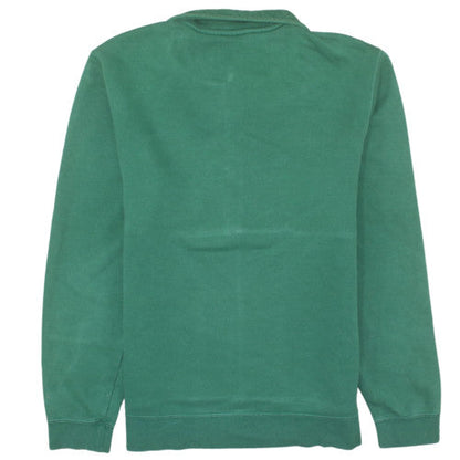 Nike Men's Green Half Zip Fleece Sweatshirt L Regular Fit