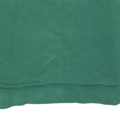 Nike Men's Green Half Zip Fleece Sweatshirt L Regular Fit