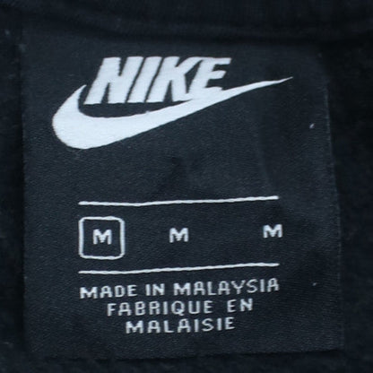 Nike Men's Black Pullover Hoodie M Graphic Sport Fleece