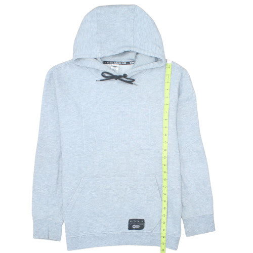 NBL Men's Grey Pullover Hoodie S Regular Fit Sportswear