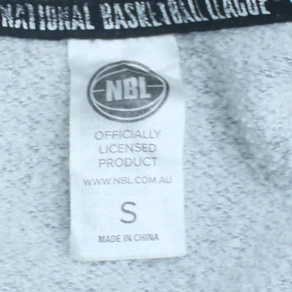 NBL Men's Grey Pullover Hoodie S Regular Fit Sportswear