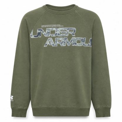 Under Armour Men's Green Pullover Graphic Sweatshirt M