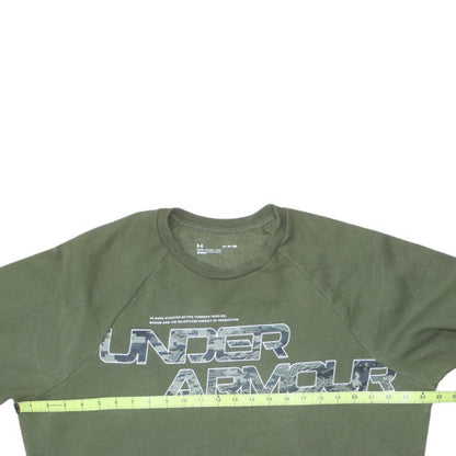 Under Armour Men's Green Pullover Graphic Sweatshirt M