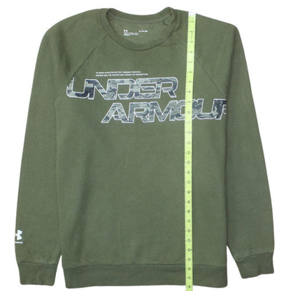 Under Armour Men's Green Pullover Graphic Sweatshirt M