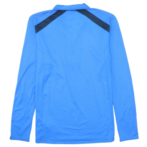 Umbro Mens Blue Everton 1/4 Zip Sports Sweatshirt Size L