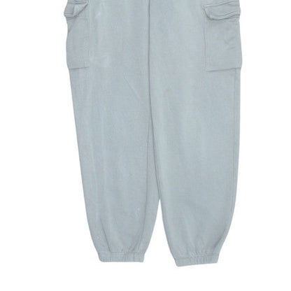 Nike Men’s Grey Fleece Jogger Trousers Size L Loose Fit