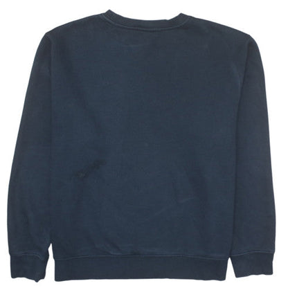 Nike Mens Black Crew Neck Sweatshirt L Graphic Print Pullover