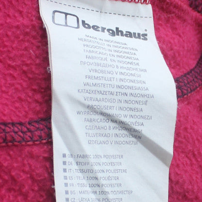 Berghaus Womens Pink Fleece Full Zip Jacket Size 12