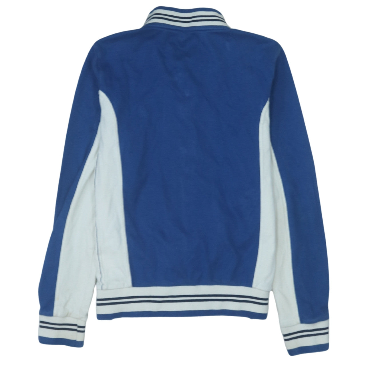 Fila Men's Blue White Track Jacket Size M Cotton Full Zip