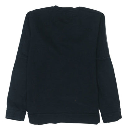 Adidas Mens Black Crew Neck Sweatshirt Regular Fit M Sports Pullover