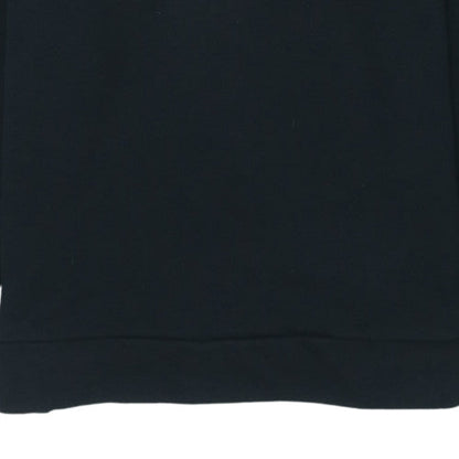 Adidas Mens Black Crew Neck Sweatshirt Regular Fit M Sports Pullover