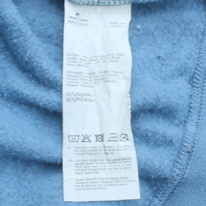 Hugo Boss Men's Blue Cotton Blend Crew Neck Pullover Jumper M
