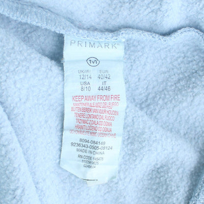 Primark Women Light Blue Stitch Sweatshirt Size 12/14 Pullover