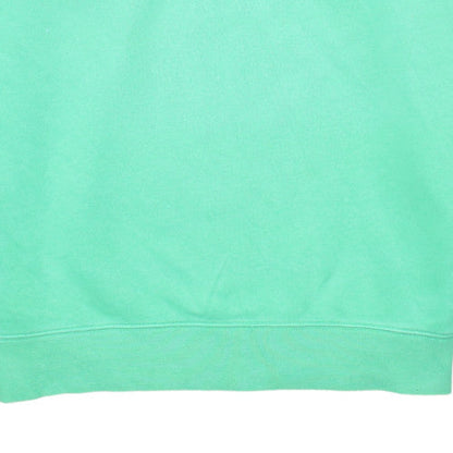 Nike Men's Green Crew Neck Fleece Pullover Sweatshirt M