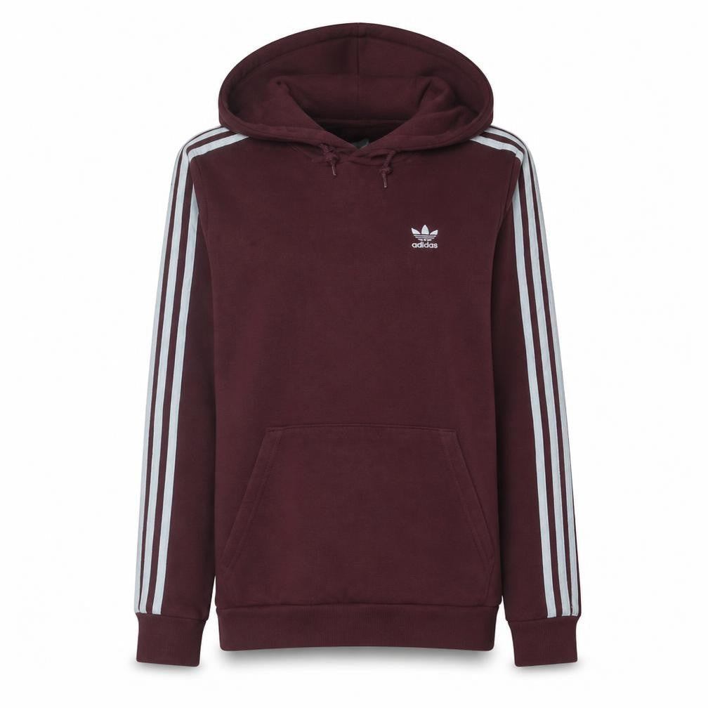 Front view of Adidas Men's Red Pullover Hoodie XS Sportswear Fleece
