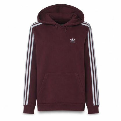 Front view of Adidas Men's Red Pullover Hoodie XS Sportswear Fleece
