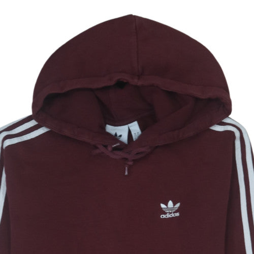 Adidas Men's Red Pullover Hoodie XS Sportswear Fleece