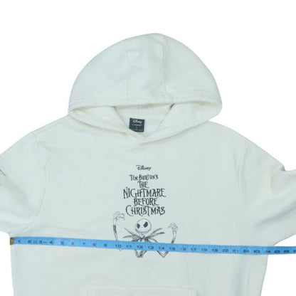 Disney at Primark Men’s White Jack Skellington Christmas Hoodie L