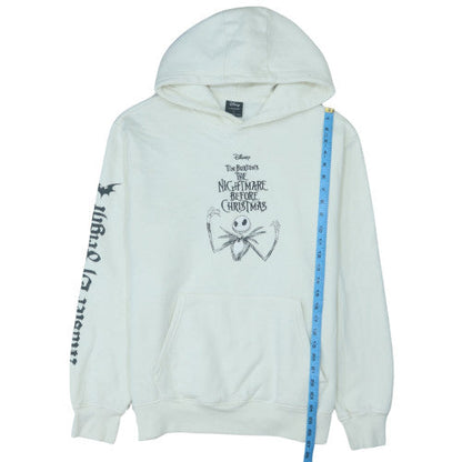 Disney at Primark Men’s White Jack Skellington Christmas Hoodie L