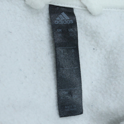 Adidas Men's White XL Full Zip Sports Sweatshirt