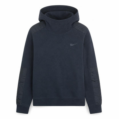 Nike Men's Black Pullover Hoodie S Regular Cotton Knit Sportswear