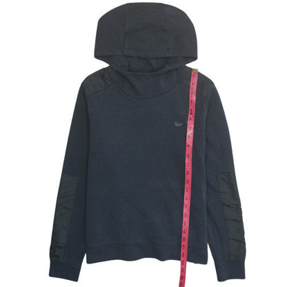 Nike Men's Black Pullover Hoodie S Regular Cotton Knit Sportswear