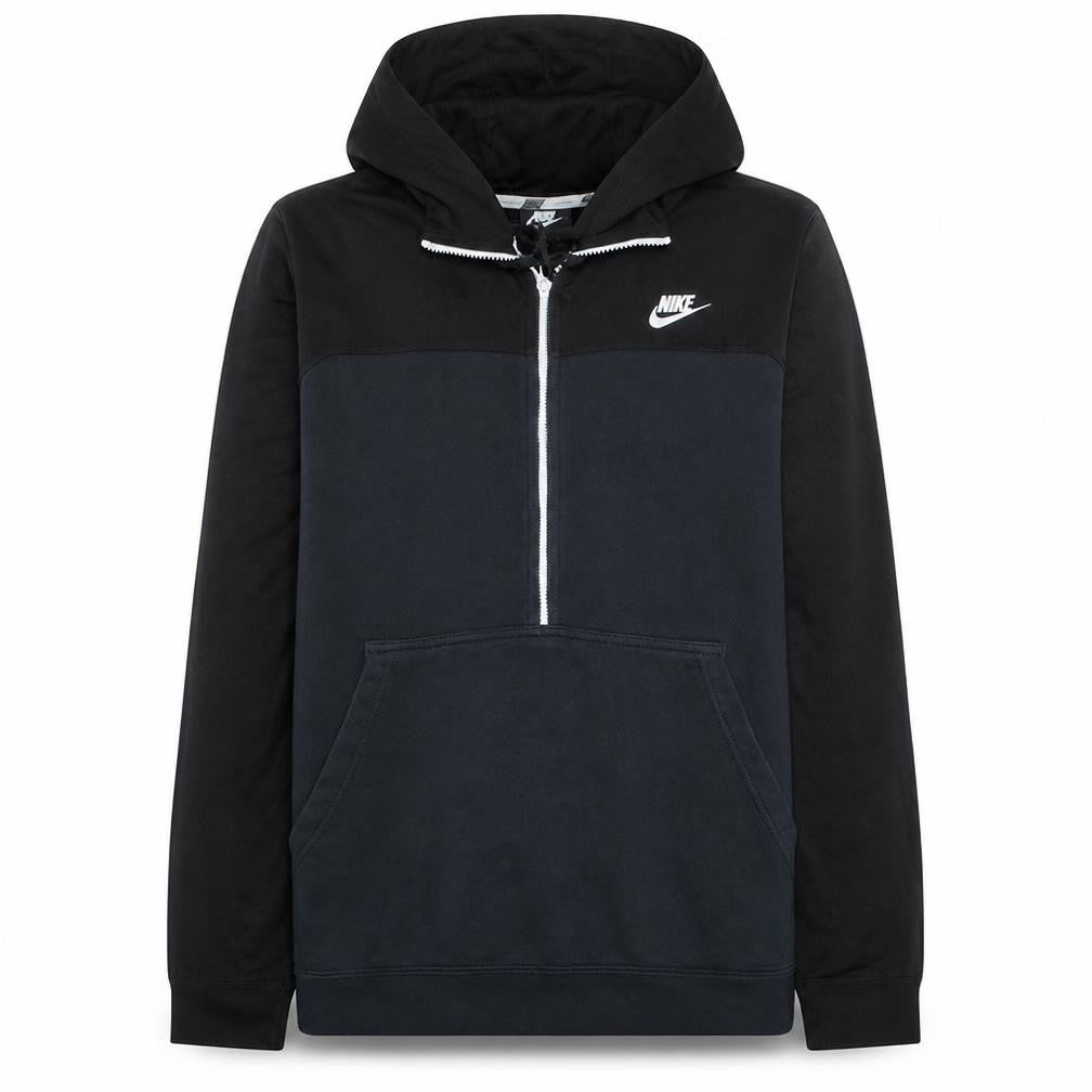 Nike Mens Black XL 1/2 Zip Hoodie Sweatshirt Pullover