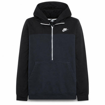 Nike Mens Black XL 1/2 Zip Hoodie Sweatshirt Pullover