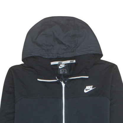 Nike Mens Black XL 1/2 Zip Hoodie Sweatshirt Pullover