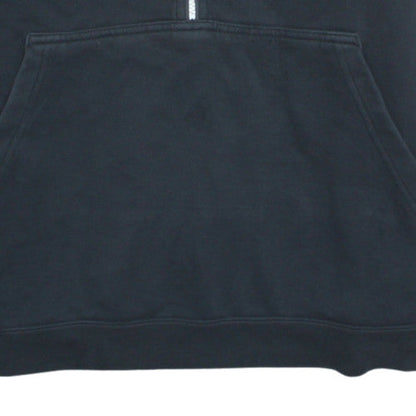 Nike Mens Black XL 1/2 Zip Hoodie Sweatshirt Pullover