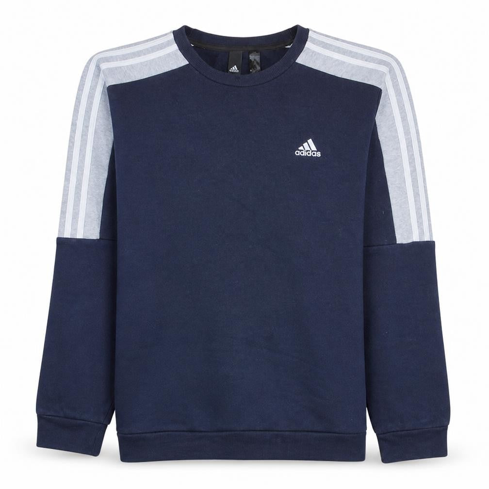 Adidas Men’s Blue Crew Neck Pullover Sweatshirt Size M