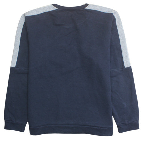 Adidas Men’s Blue Crew Neck Pullover Sweatshirt Size M