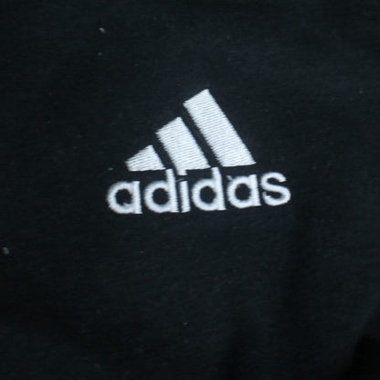 adidas Men's Black Full Zip Hoodie L Sports Fleece Sweatshirt