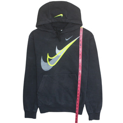 Nike Men's Black XS Pullover Hoodie with Logo Graphic Print