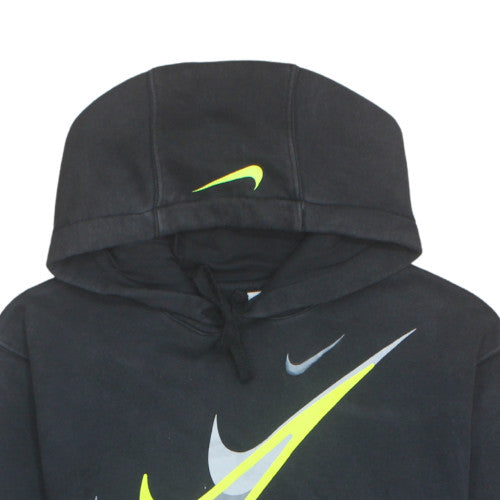 Nike Men's Black XS Pullover Hoodie with Logo Graphic Print